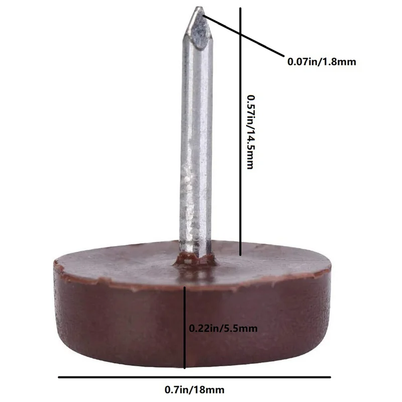 LICE-1000 قطعة كرسي الجدول الأثاث الساق أسفل قدم منصات بلاستيكية ينزلق مسمار الخشب الطابق حامي الأثاث الضوضاء القاتل