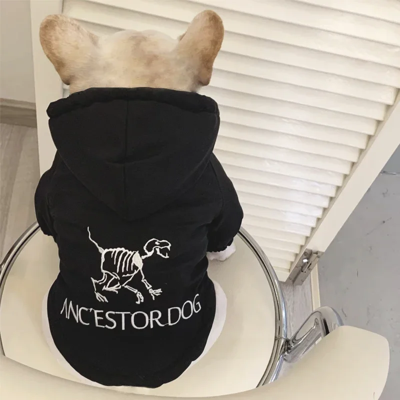 Fashion Design Dog Hoodies Winter Fleece Warming Pet Dog Clothes For Dogs Coats Yorkshire Terrier Pullovers Puppy Clothing Cats