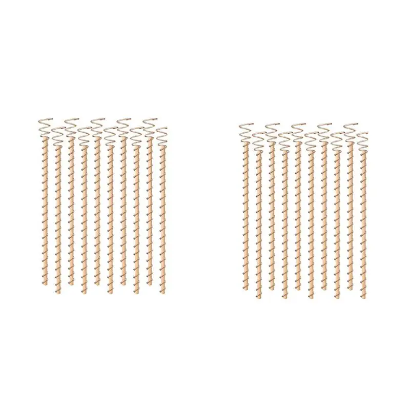 

ABUL-20 шт. Электрокультурные колышки для растений, 12-дюймовые медные спиральные антенны-колышки для сада, электронные колышки для посадки овощей в огороде