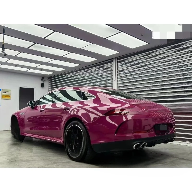 High Glossy Ruby Star Color Changing PPF TPU Vinyl Wrap Ruby Red Car Body Wrap Film with Self Healing Feature