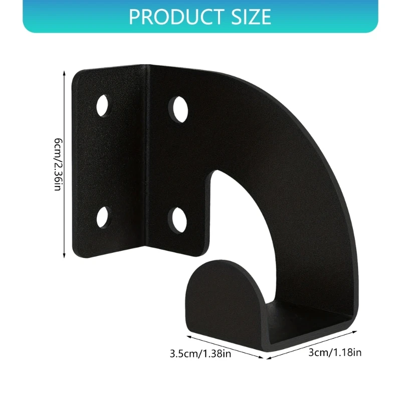 Heavy Duty Wall Mounted Lawn Mower Hanger for Garage and Garden Tool Storage