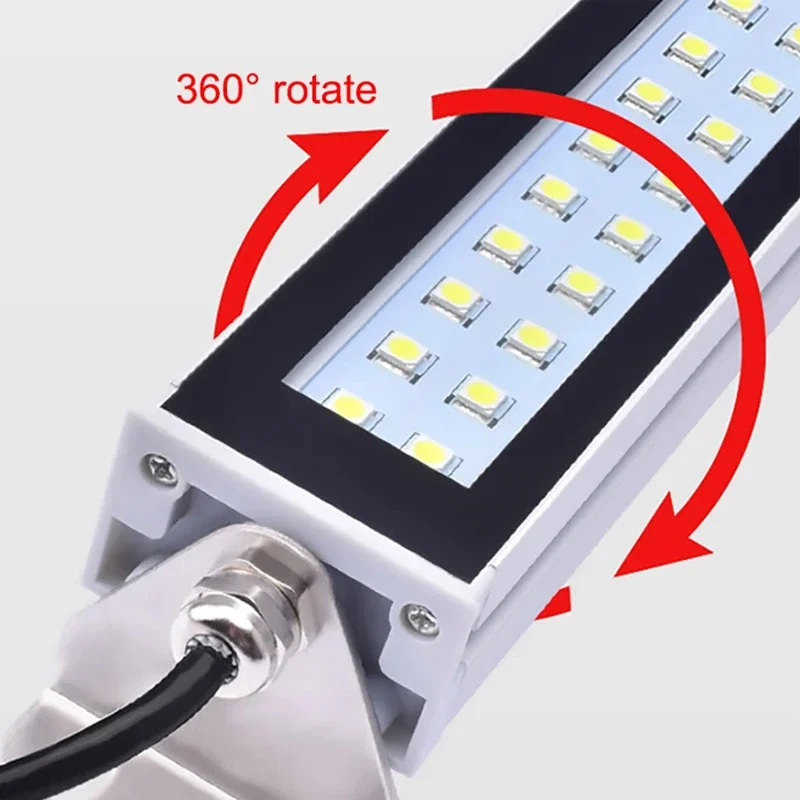 DC24-36V CNC Tour Éclairage Lampe Led Lampes Led Machine-Outil En Alliage D'aluminium Lampes De Travail Étanche À L'huile RPV lampe anti-Tension