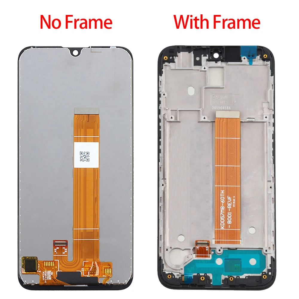 5,71 "Für NOKIA 2,2 LCD Touch Screen Digitizer Montage Ersatz Für Nokia N 2,2 TA-1179 TA-1183 TA-1188 TA-1191 LCD mit Rahmen