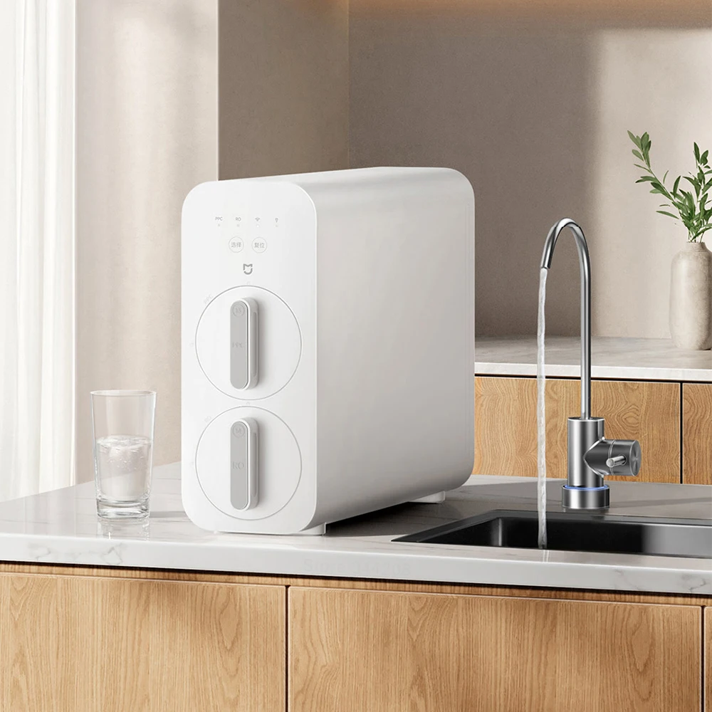 XIAOMI MIJIA Smart Water Purifier N1 800G Drinking Water Filter System Gallon Water RO Reverse Osmosis Filter Six-Fold Filtering