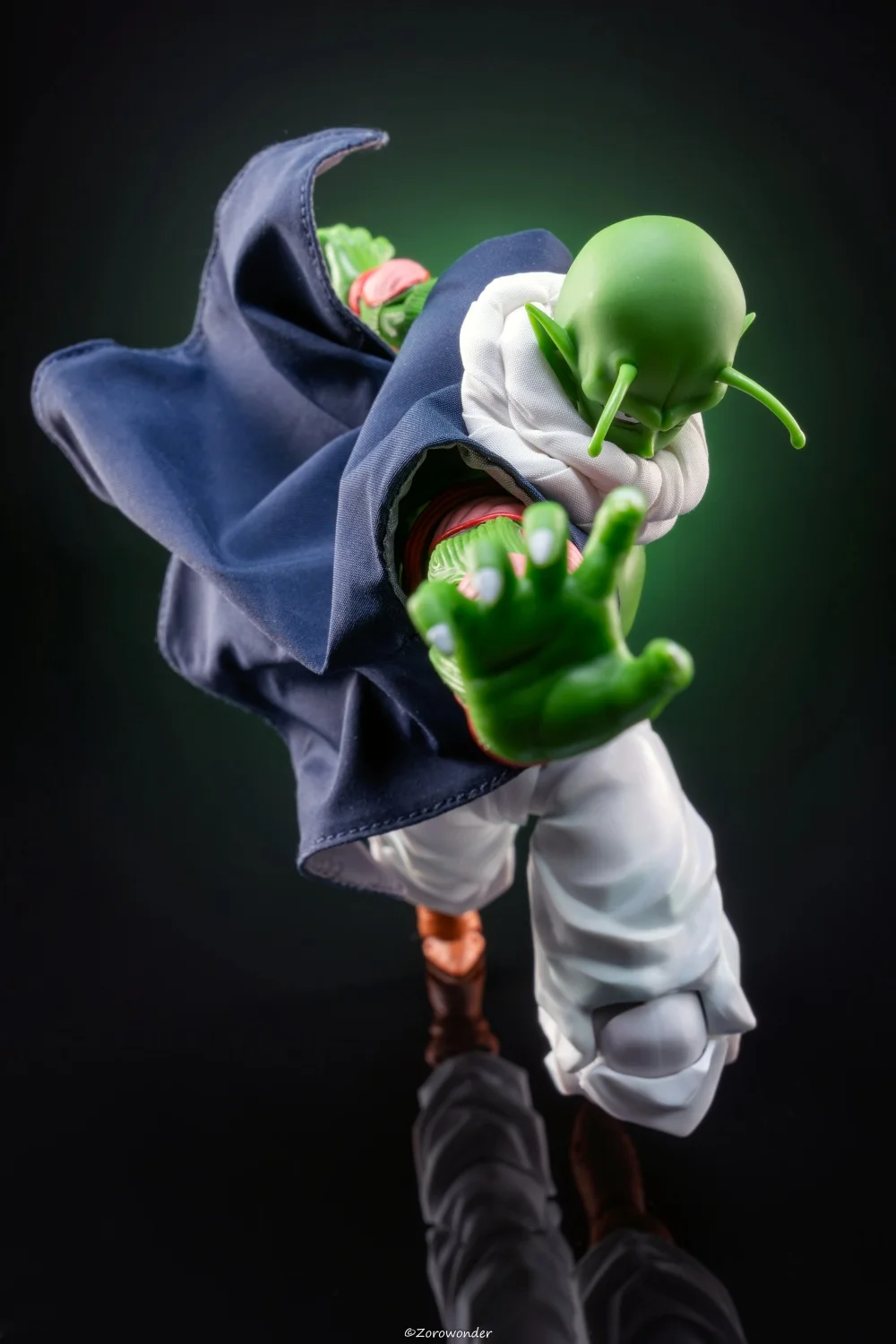 【Only Clothes】SHF 1/12 Japanese Anime Blue Vest Robe with White Scarf Clothes for 6" Action Figure Model view 5