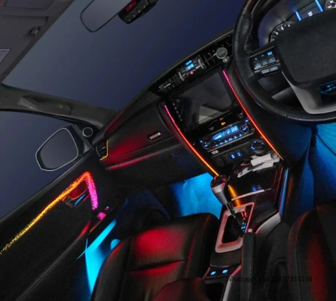 سيمفوني الضوء المحيط 1 إلى 1 قالب 2025 OEM أوضاع السيارات الأنظمة المحيطة لتويوتا فورتشنر D3