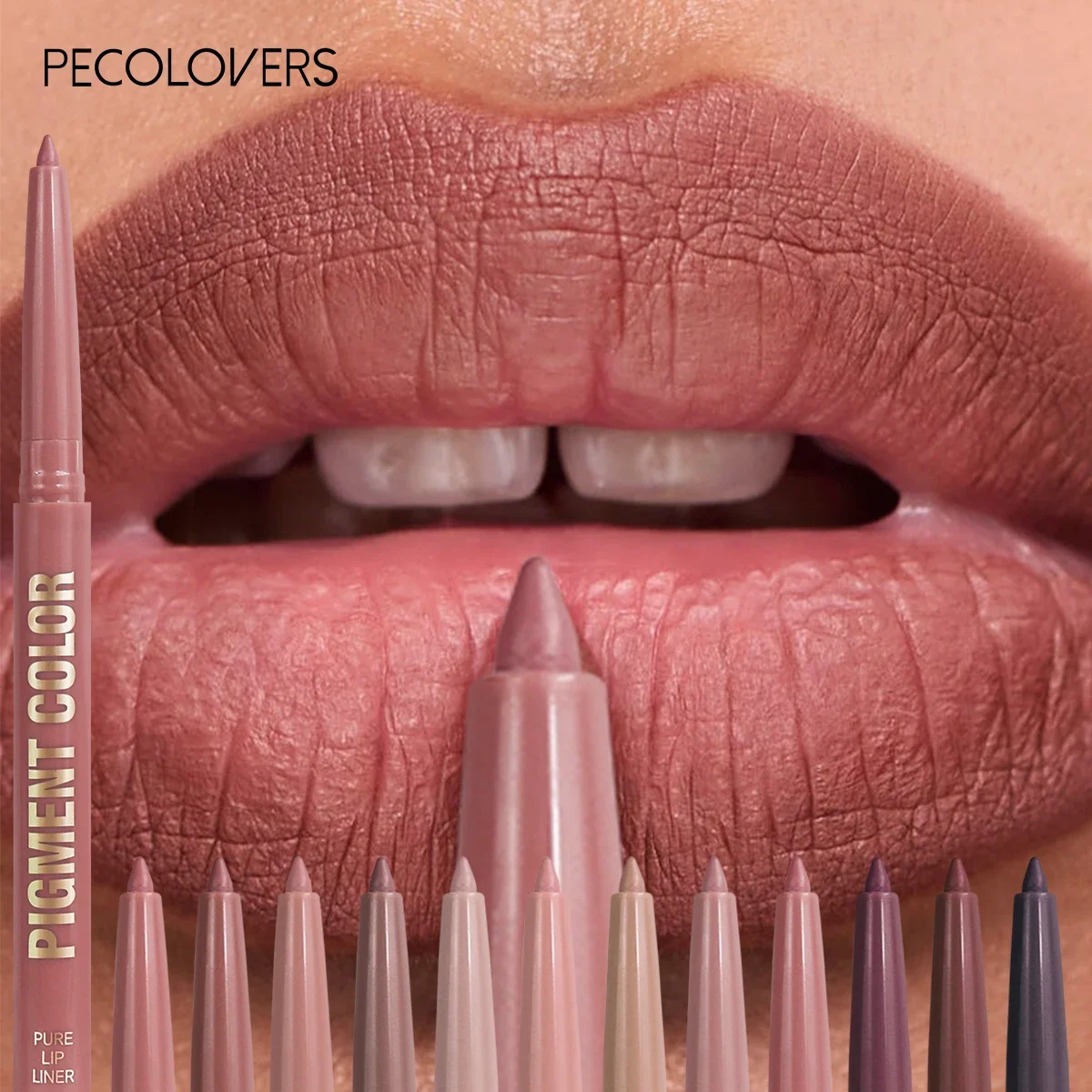 Nude Matte Lip Liner, Moisturizing, Natural Lipstick,Waterproof,Long-lasting Lip Gloss