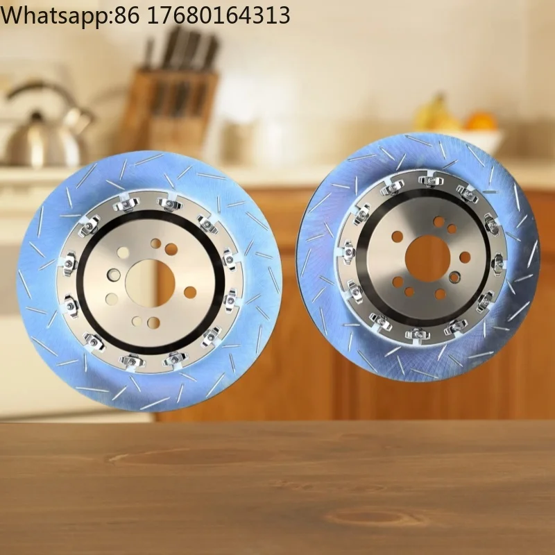 Customized Car Brake Disc 325 330*34d63 345 355 370 380mm Disc Brake Floating Rotors Torx Bolt Wave for audi for Mercedes-Benz