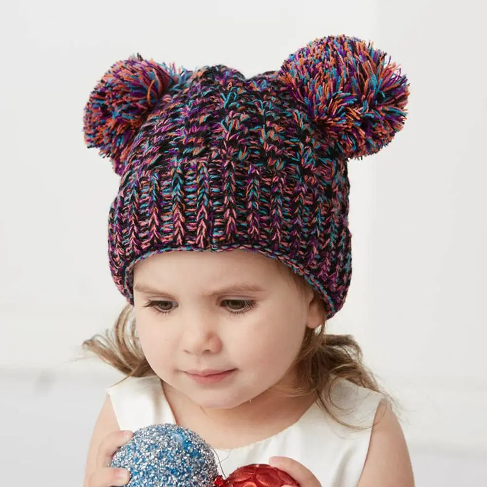 13 Styles Optional Winter Kids Crochet Toddler Beanie Cap Knitted Hat