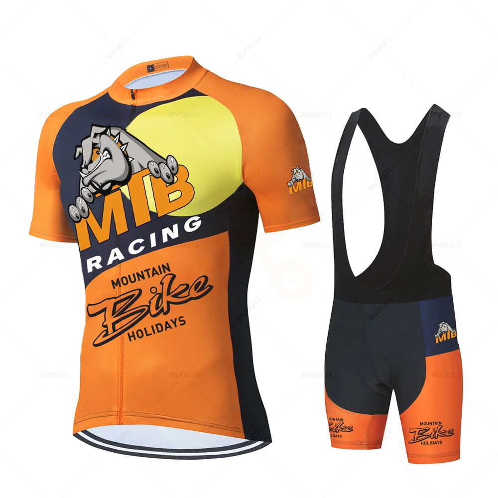 Breathable Short Sleeve Dog Cycling Jersey, Pro Team, Bicycle Clothing, Sportswear, Outdoor, MTB, Bike Uniform, New, 2024