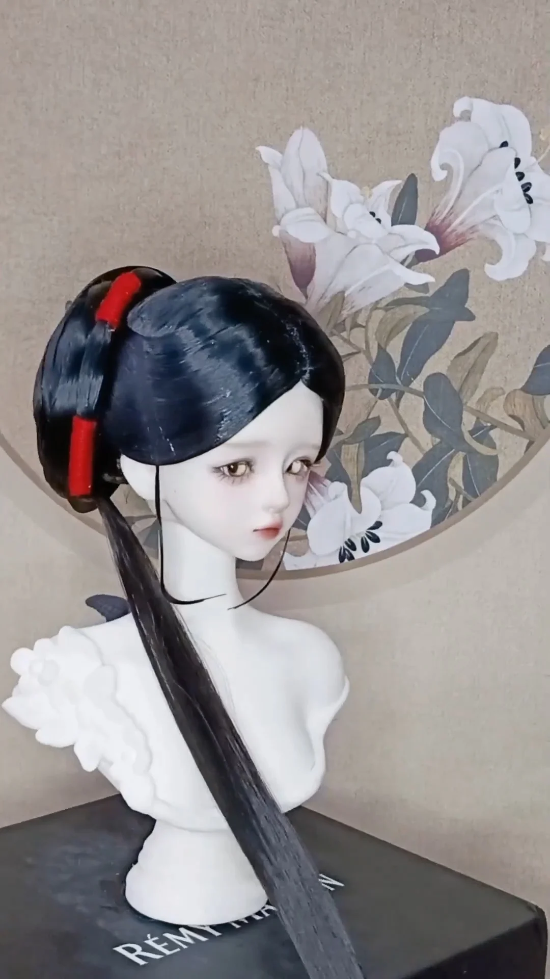 1/4 1/3 القديمة زي BJD شعر مستعار الصينية Hanfu الجنية الشعر الطويل الباروكات الرجعية ل BJD/SD MSD SD13 فتاة SSDF إكسسوارات دمي C2390