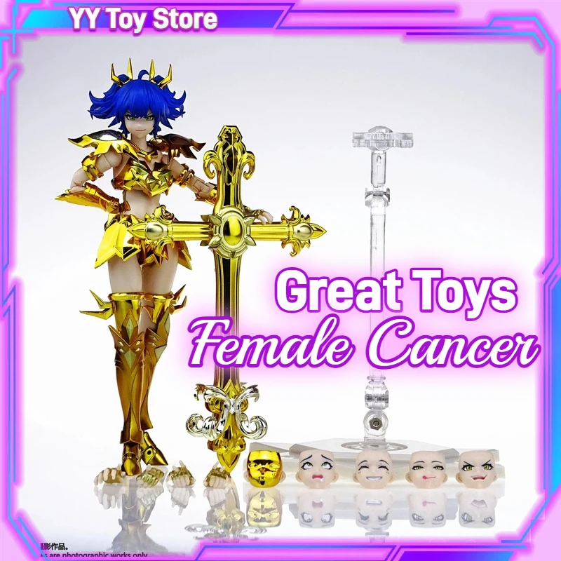 

Great Toys GT Saint Seiya Myth Cloth EX Knights of Zodiac Holy Contract Female Cancer Pamela Action Figure Collection toys gift