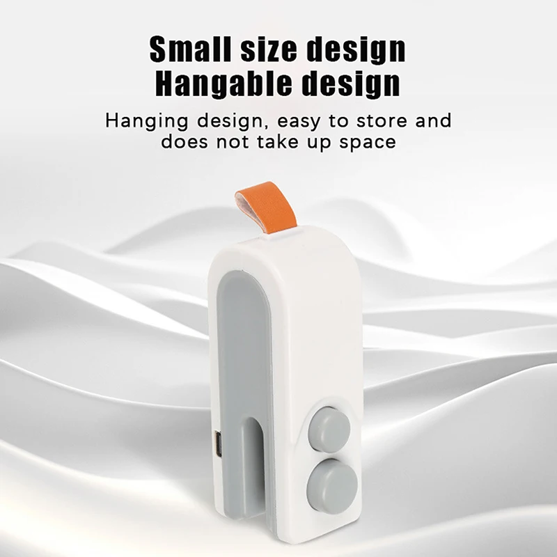 سدادة أكياس صغيرة، 2026 جديدة 2 في 1 سدادة طعام مغناطيسية، أداة سدادة أكياس رقاقة قابلة لإعادة الشحن عبر USB