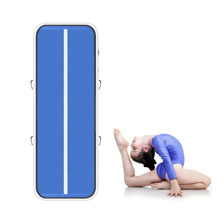 

Air Track Gymnastics Mat, Non Slip Inflatable Yoga Tumbling Floor for Gym and Home Training, Portable Exercise Pad for Home Gym