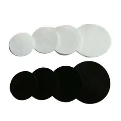 50pcs/lot DIY Eco-friendly Round Felt Fabric Pads Headband Decor Accessory Patches Circle Felt Pads Fabric Flower Accessories