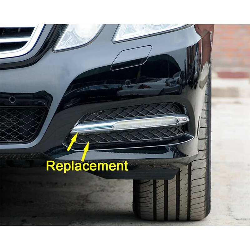 VEHO-2128851723 2128851823 2128851774 2128851874 غطاء مصبغة الضباب + شريط زخرفي للسيارة للفئة E W212 Par #4