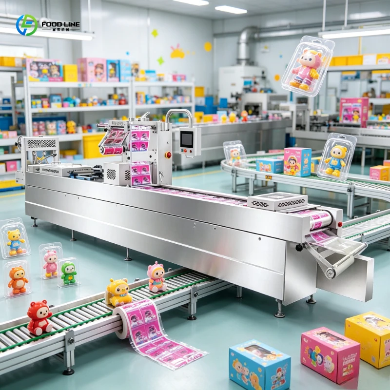 FL Thermoforming Tray Packing Sealer for Sausages Cold Cuts Automatic Vacuum Machine Meat Processing Equipment
