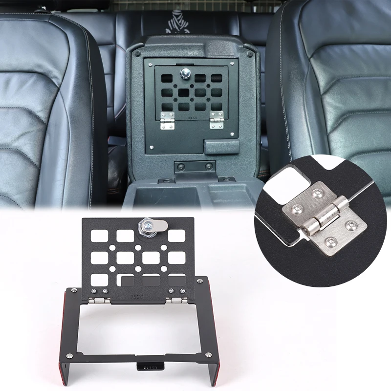 Armrest Lid Hanging Storage Fence Hidden Storage Box Armrest Storage Box Car Storage Supplies For Volkswagen Amarok 2011-2022