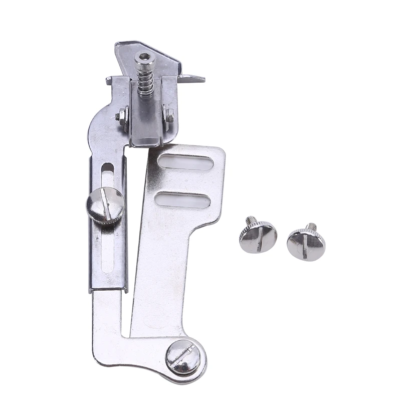 Silvery Sewing Tools Machines Fixed Gauges Divine Flat Car Presser Feet Anti Curling Edge Adjustable Blocking Locator 2024