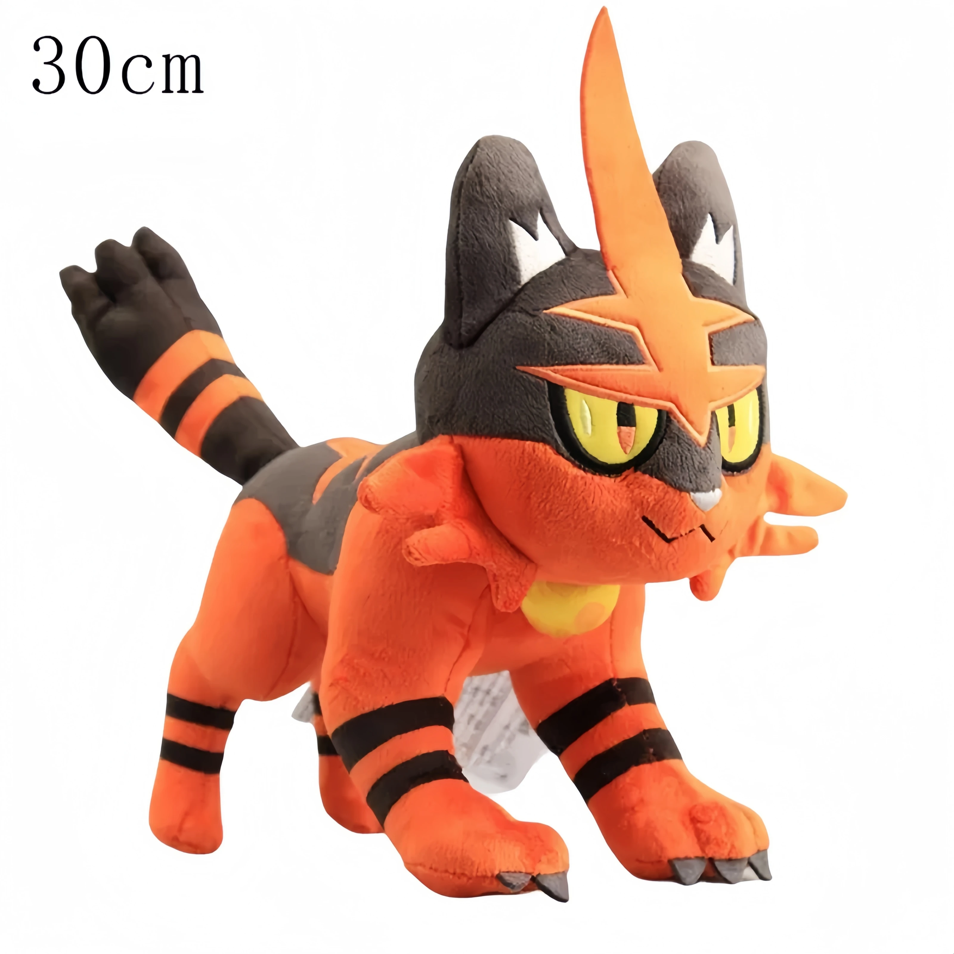 Pokemon pikachu anime figura incineroar litten brinquedos de pelúcia torracat animais de pelúcia litten boneca natal brinquedo hobbies bebê presentes do miúdo