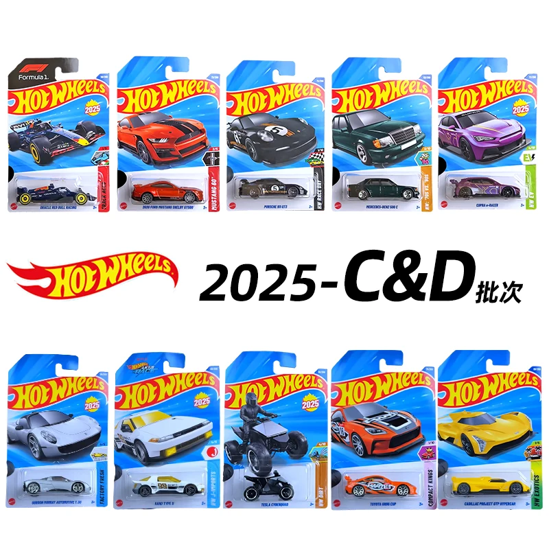 Hot Wheels Toy Car 1:64 Hotwheels Super Car Bugatti Lamborghini R35 Porsche Tesla M1 Pick-Up Koenigsegg and More Toys for Boys