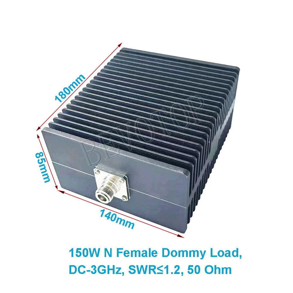 150W N Type Male Female RF Coaxial Dummy Load 150W DC-3GHz/4Ghz 50ohm Fixed Termination Load
