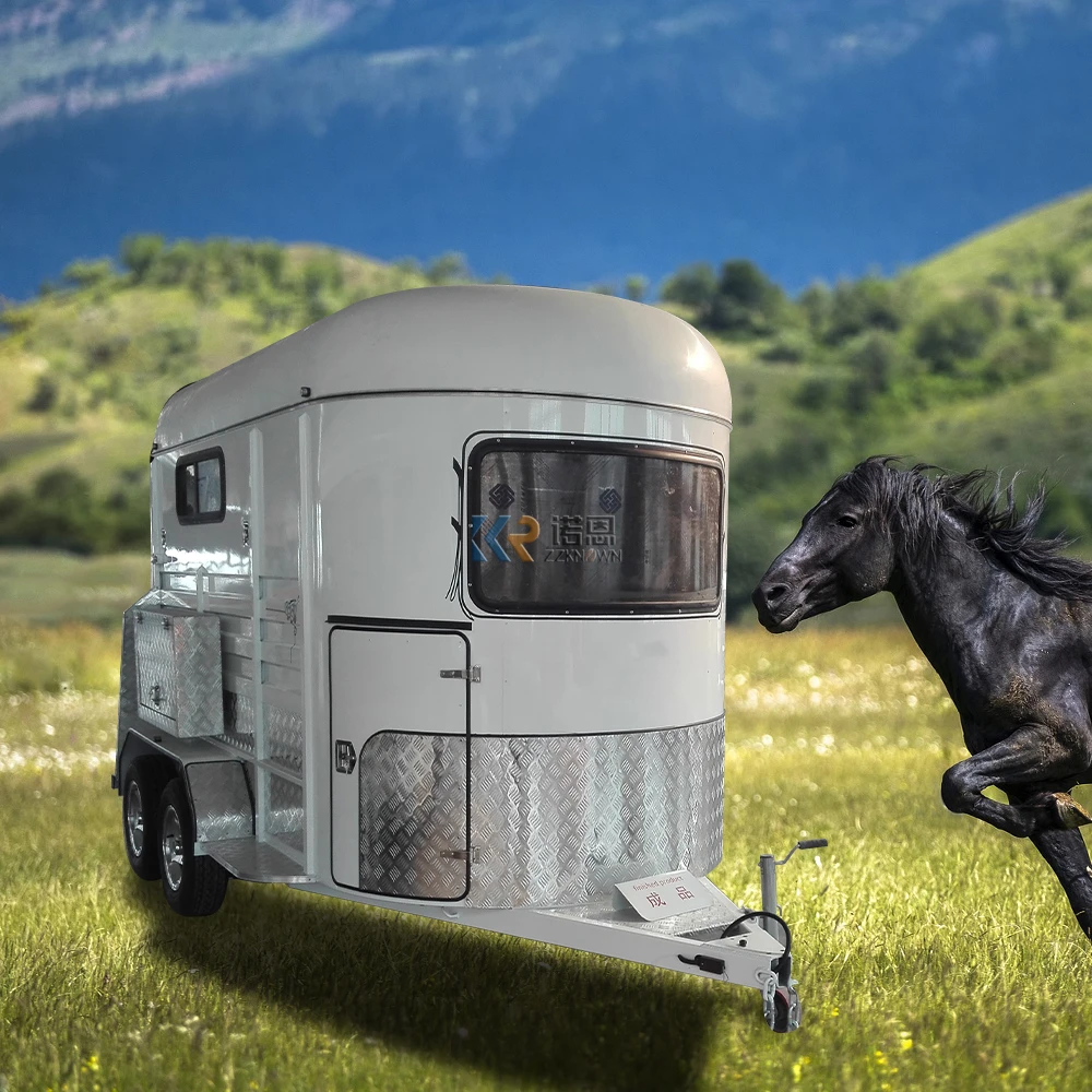 Remolque de lujo de carga recta, estándar australiano, 2 caballos, remolque personalizado, estándar de Nueva Zelanda, 2023