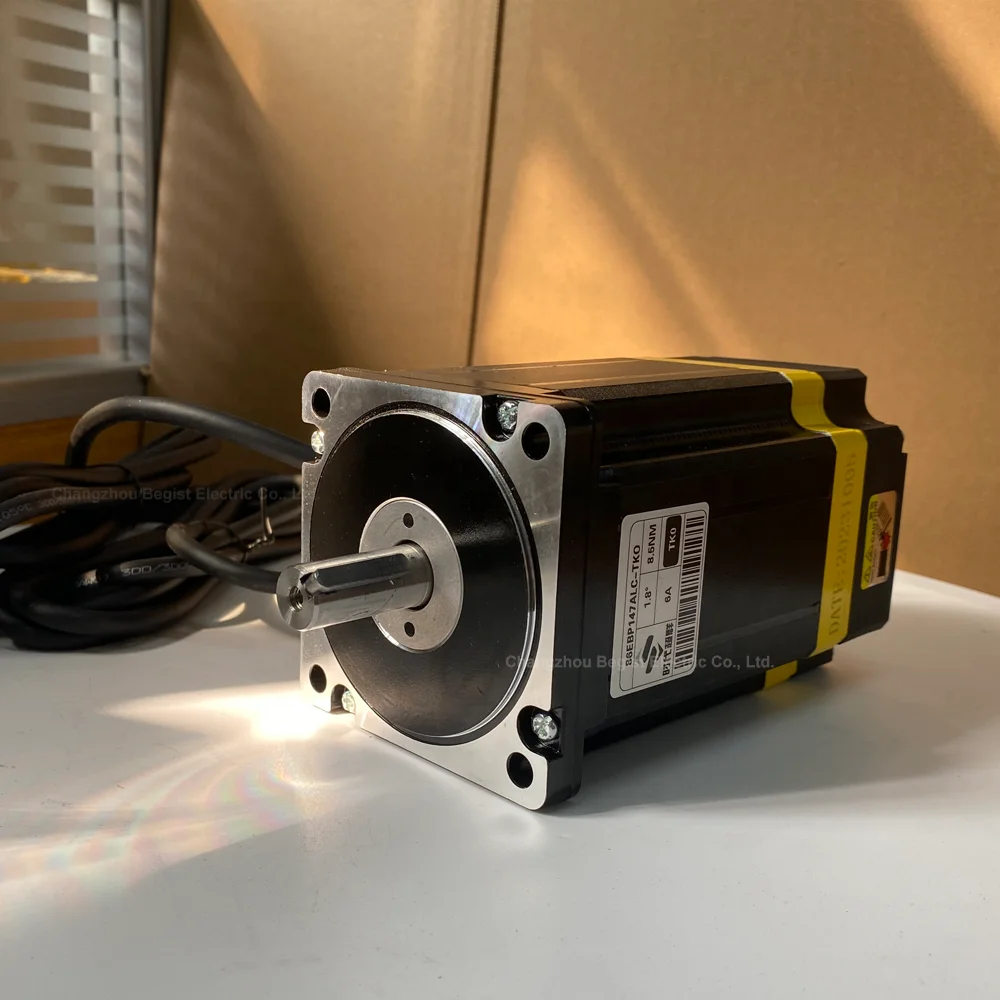 Hybrid 4 Axis Nema34 8.5N Closed Loop Stepper Motor Kit with ZDM-2HA865 Encoder 400W 60V CNC Power Supply Driver