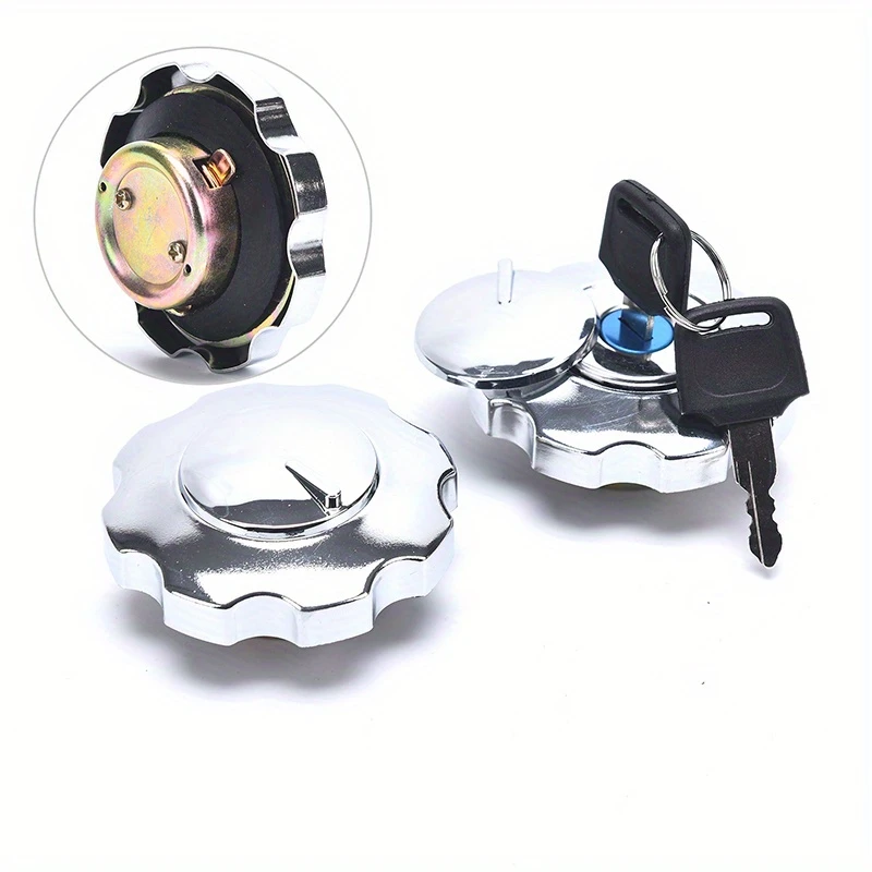 

Motorcycle Locking Fuel Cap Gas Fuel Tank Cap Cover Oil-Tank Covers For Applicable CG125 Motorcycle Accessories