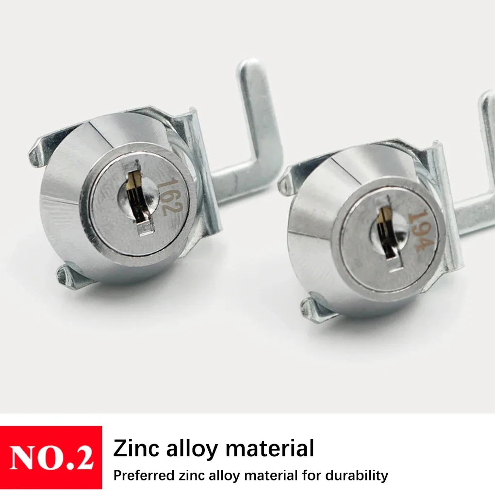 Mini Cam Lock with Quick Clip For Cash Tray Box POS Drawer Lock Money Case Security Cabinet Airbox Lock Cylinder Spare Parts