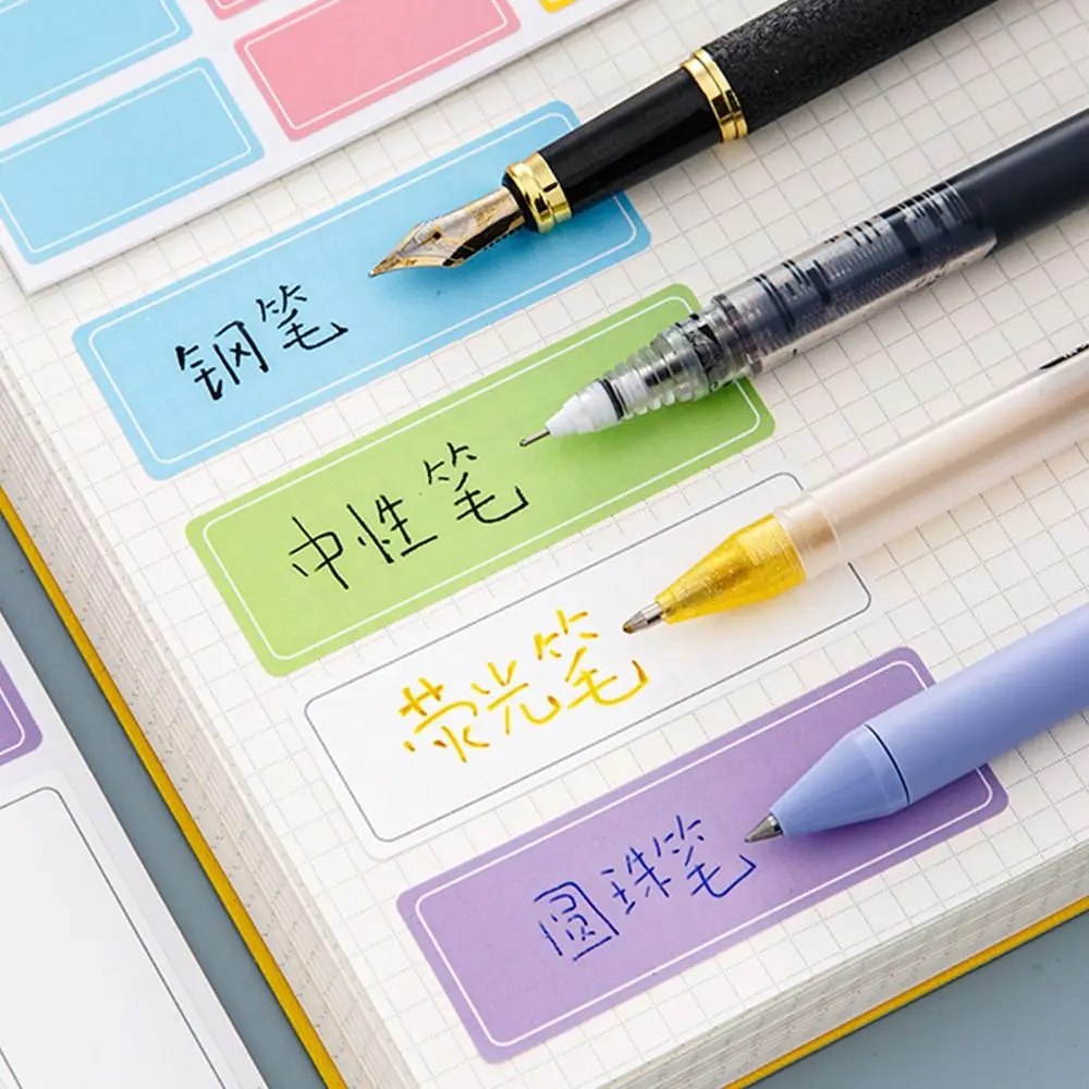 Subject Classification Name Tag Sticker Table Desk Stickers Decoration Sticker Name Labels Marking Personalized Nameplates