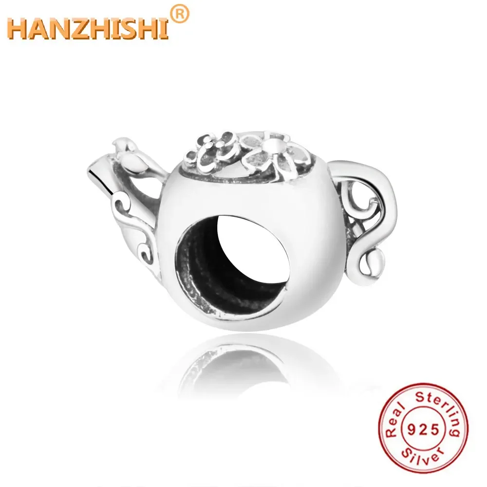 

Authentic Real 925 Sterling Silver MiniPot Charms Beads Fits Original Brand Charms Bracelet Necklace DIY Jewelry Making