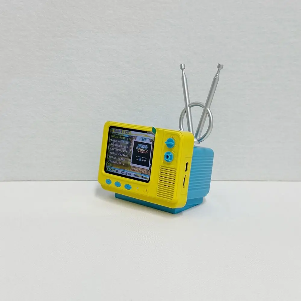 

3.0 Inch Screen Retro Bookshelf TV Console Built-in 339 Games Mini Pocket Size Handheld TV Game Children Gits