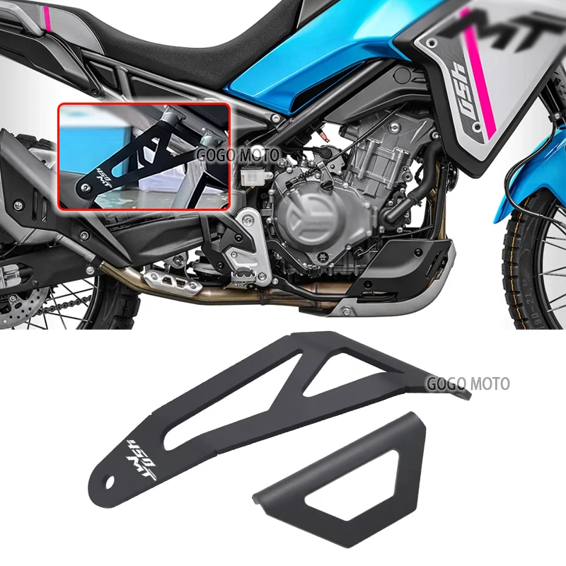 

For CFMOTO 450MT Rear Footrest Blanking Plate Fit CF-MOTO IBEX 450 MT MT450 Motorcycle Foot Peg Removes Exhaust Hanger Bracket