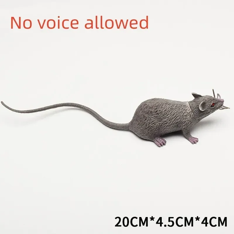 3PCS 20cm Lifelike Small Rat Fake Mouse Model Prop Halloween Gift Toy Party Decoration Practical Jokes Novetly Funny Toys New