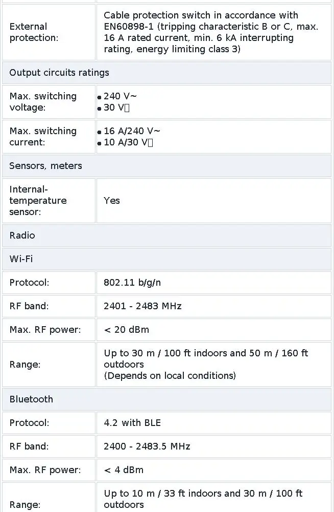 Shelly 1 Gen3 Dry Contact Smart Switch WiFi Bluetooth Operated Relay Low Voltage Support Over Temperature Protection Control