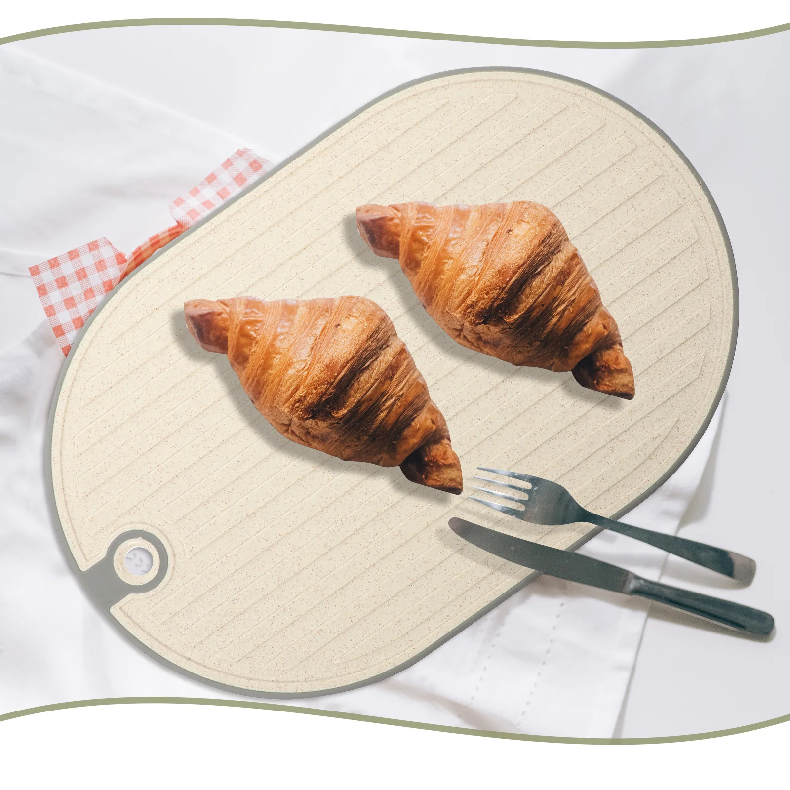 

1Set Kitchen Chopping Board Multi-Function Hanging Plastic Cutting Board Food-Grade Anti-Skid Household Vegetable Meat