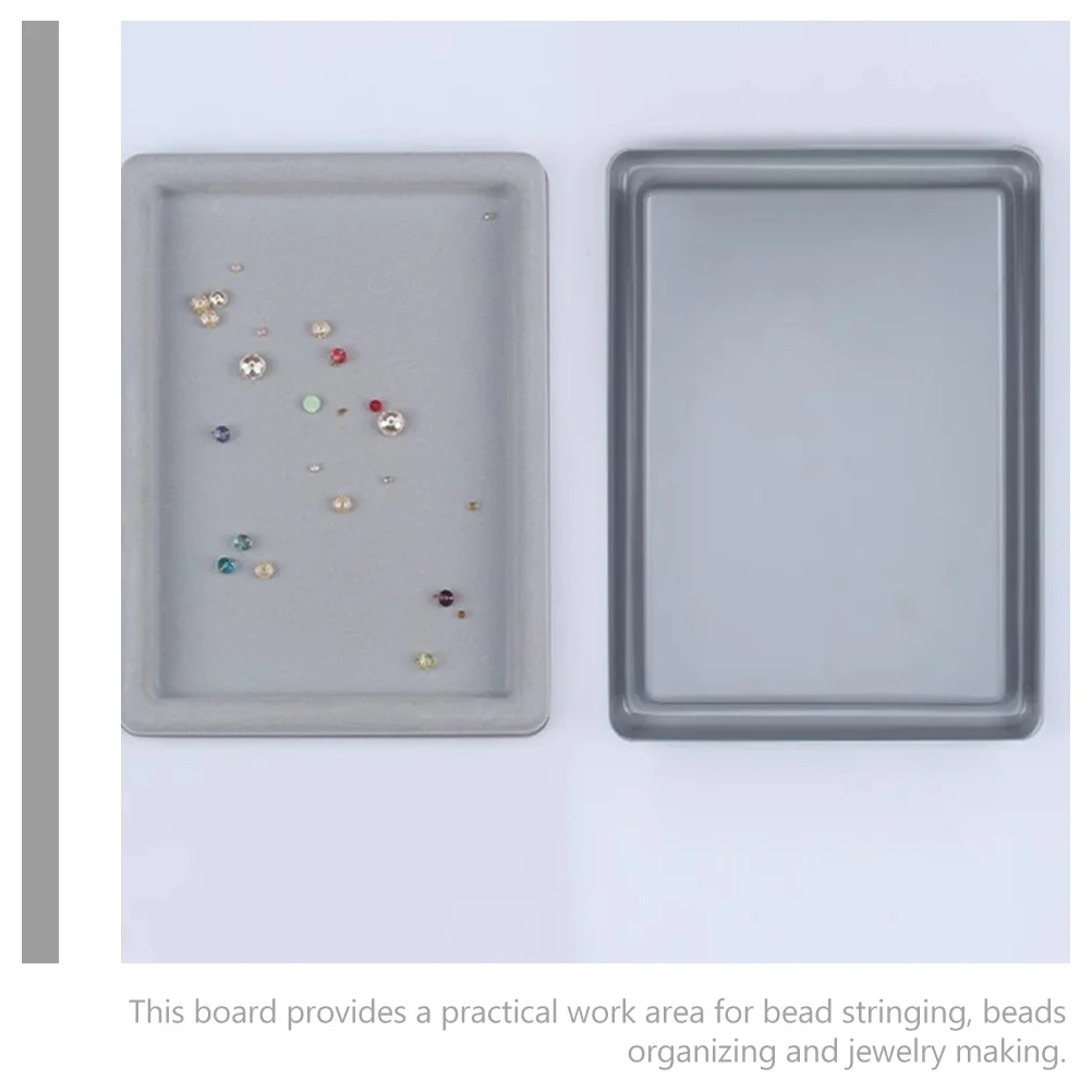 2 pçs pulseira grânulo design placa jóias fazendo bandeja organizador prático ferramenta de miçangas para artesanato jóias fazendo suprimentos