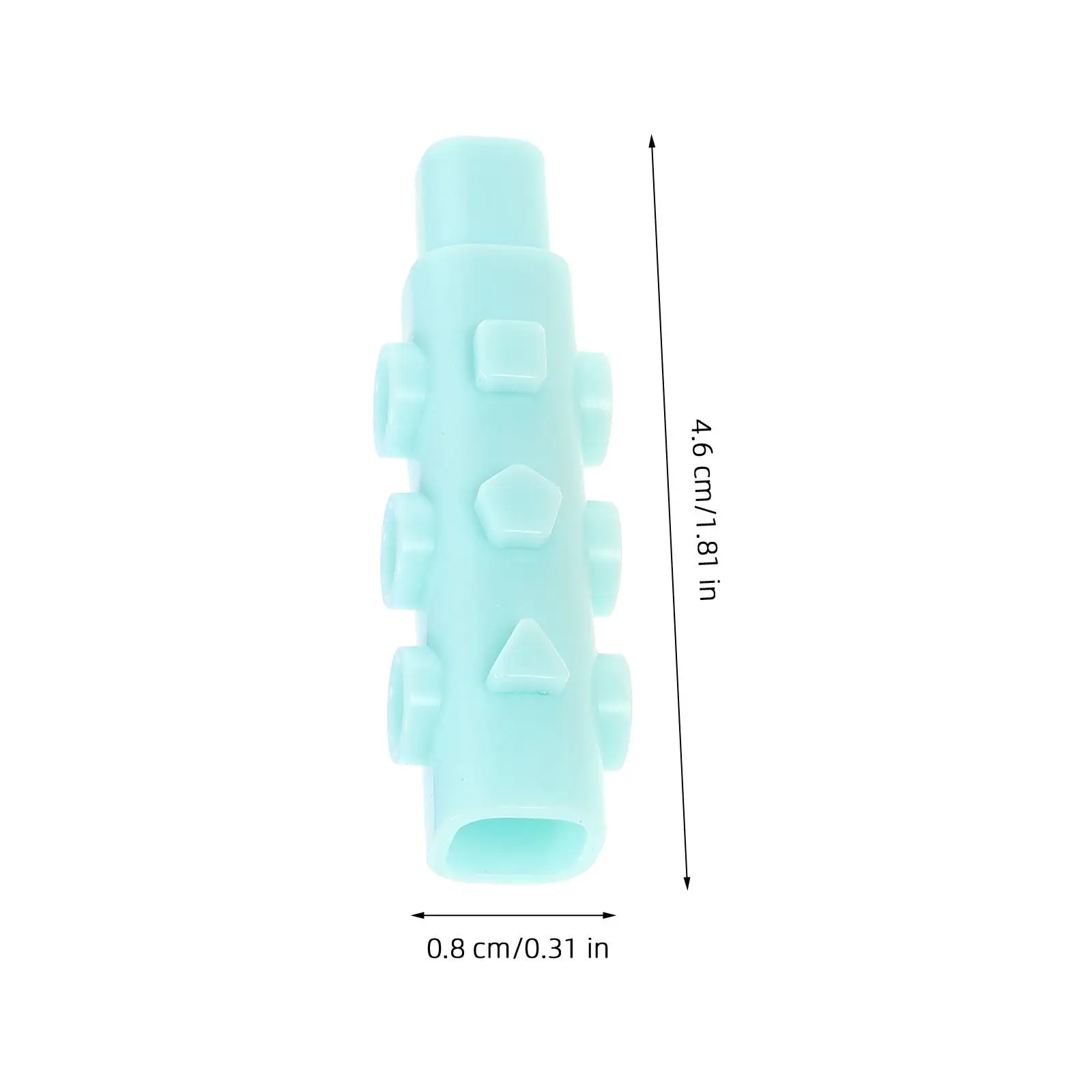 Pencil Extenders 8 Piece Flexible Protective Covers Scratch Resistant Stationery for Various Pencil Shapes