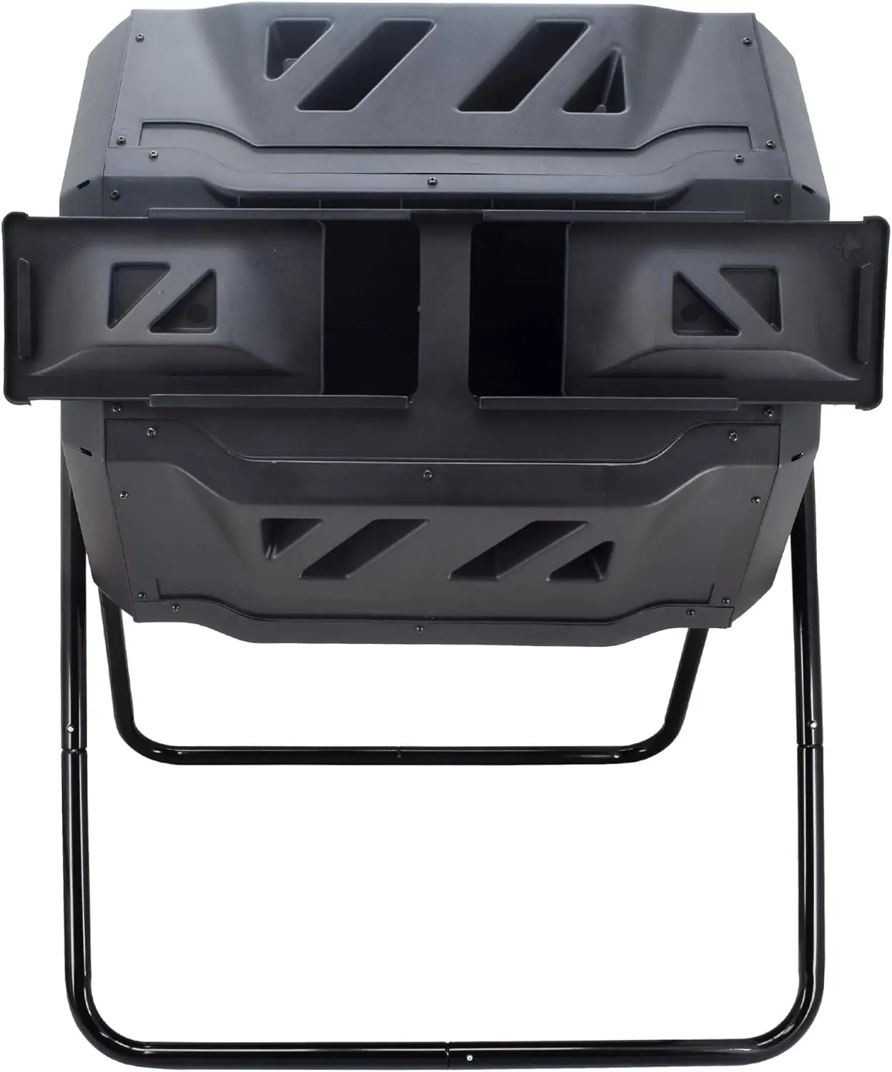 بهلوان سماد مزدوج الغرفة بسعة 43 جالون لإعادة تدوير نفايات الحديقة الفعالة #2