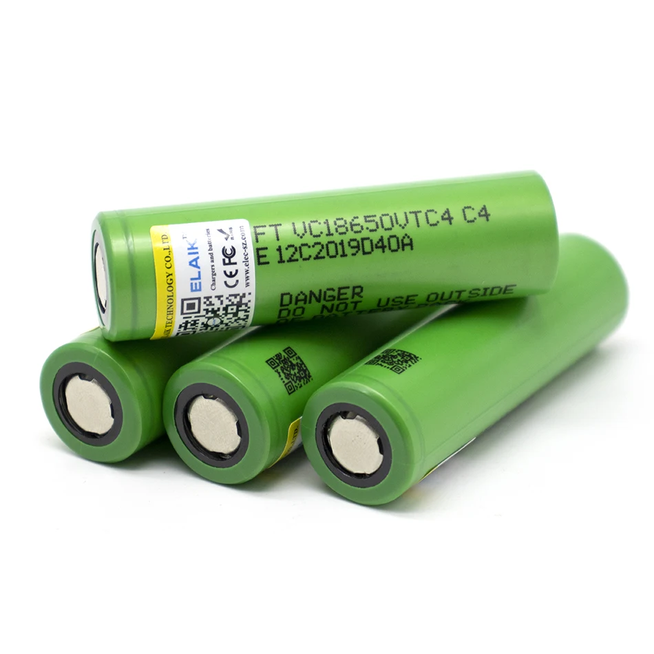 2-20 buah ELIAK 100% asli New3.6V 18650 battery 2100mAh konsumsi daya tinggi VTC4 30A baterai isi ulang