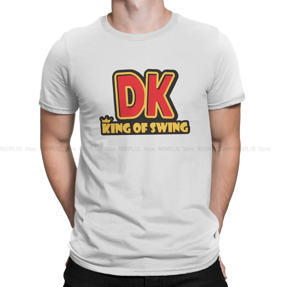 Donkey Kong Game TShirt Dk King Of Swing Classic Polyester T Shirt Oversized Men Tee Shirt Printing Big Sale