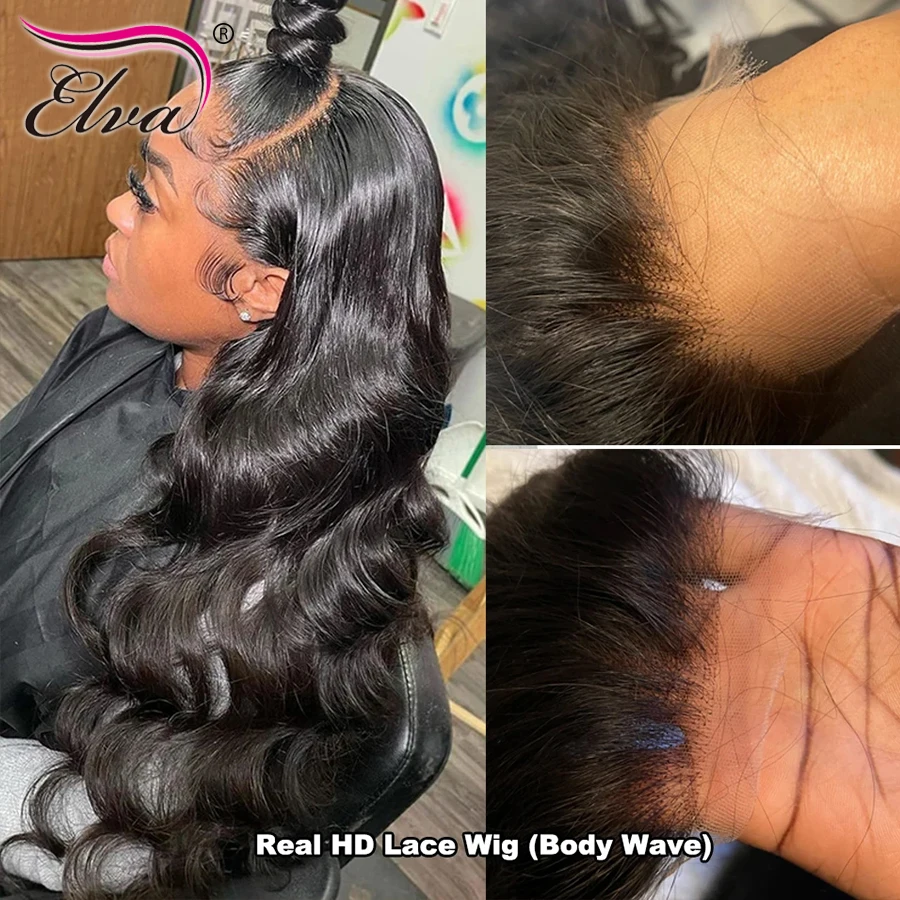 

Elva 13x6 HD Lace Frontal Wig Human Hair 5x5 HD Lace Closure Wig Glueless Wig Ready To Wear 13x4 HD Lace Front Human Hair Wigs