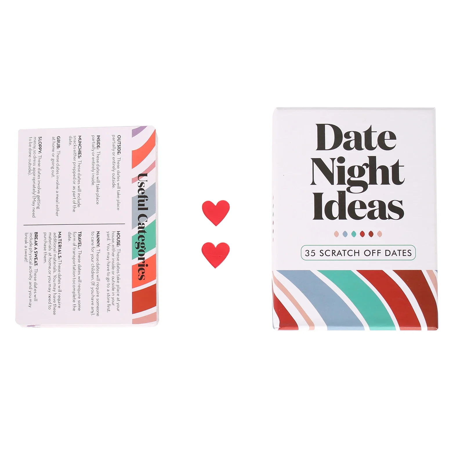 مواعيد مفاجئة للذكرى السنوية الجديدة للأزواج هدية فريدة له/ها (بطاقات قابلة لإعادة الاستخدام)