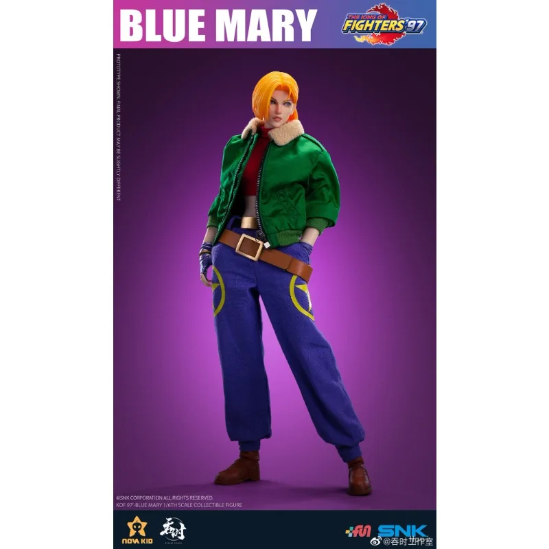 스왈로잉 타임 오리지널 1/6 킹 오브 파이터즈 97 브루 메리 모바일 천 인형 액션 피규어 모델 장난감 장식품 남자아이 선물