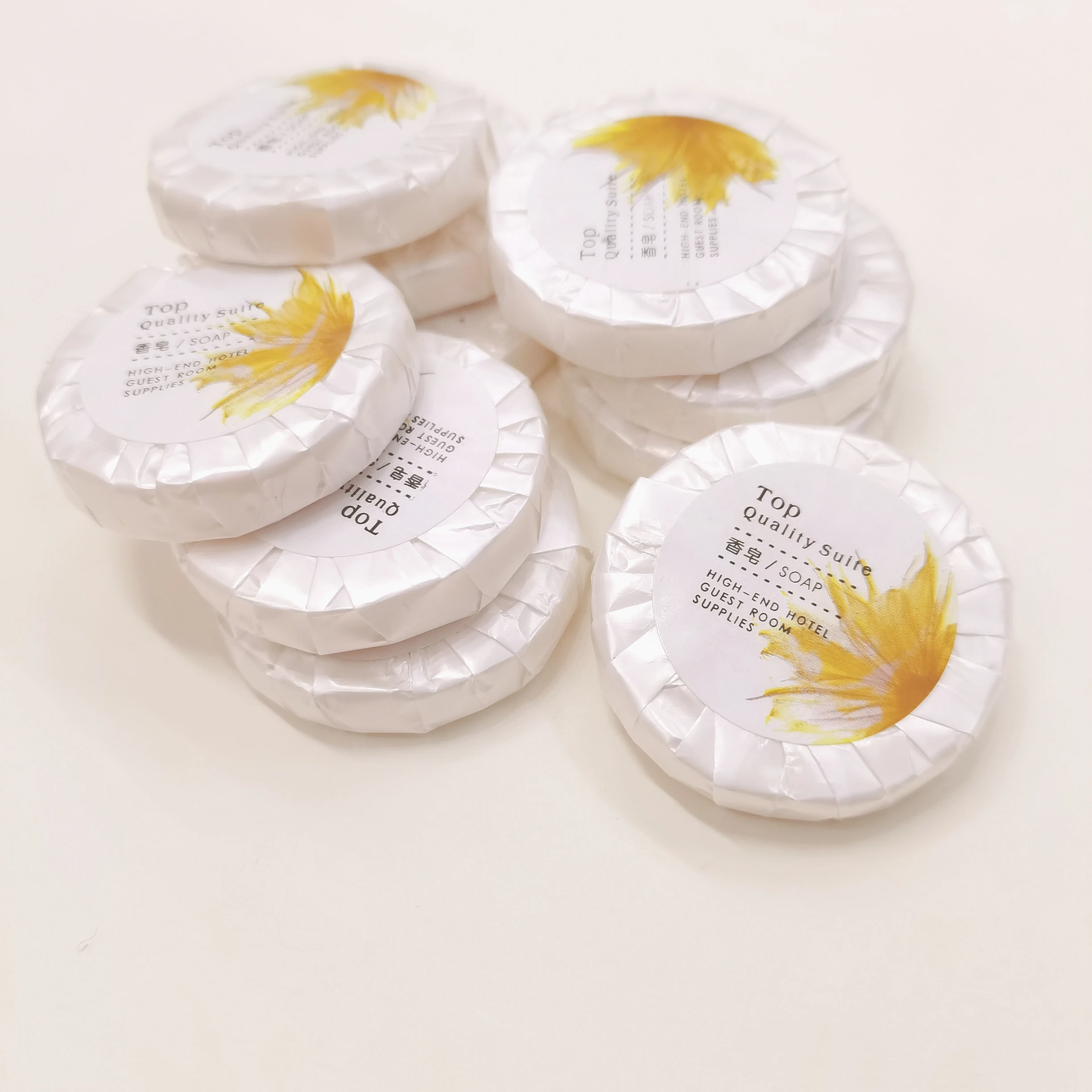 Free Fast Shipping 30Pieces/box 10g(0.35ounce) Travel Mini Size Round Soap for Hotel Outdoor Activities Camping Hike Wholesale