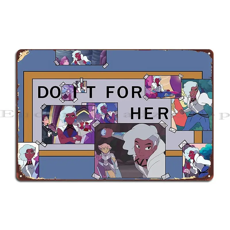 Do It For Her Netossa Metal Plaque Designs Cinema Wall Cave Club Pub Tin Sign Poster