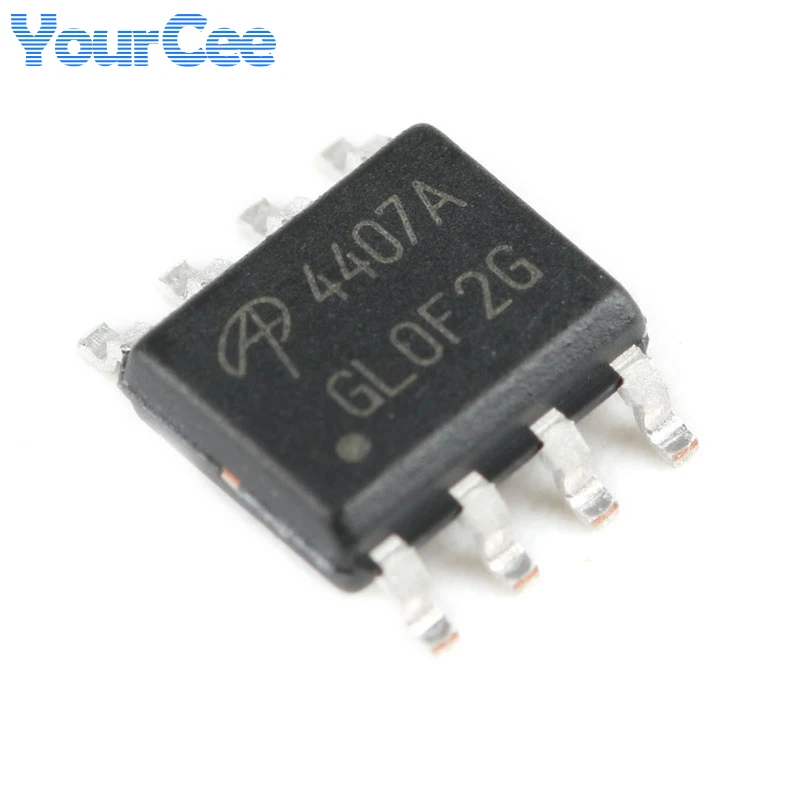 20pcs/5pcs AO4407A SOIC-8 4407A P-channel -30V/-12A SMD MOSFET Field Effect Transistor Chip AO4405AO4411 AO4413 AO4421 AO4435 image 5