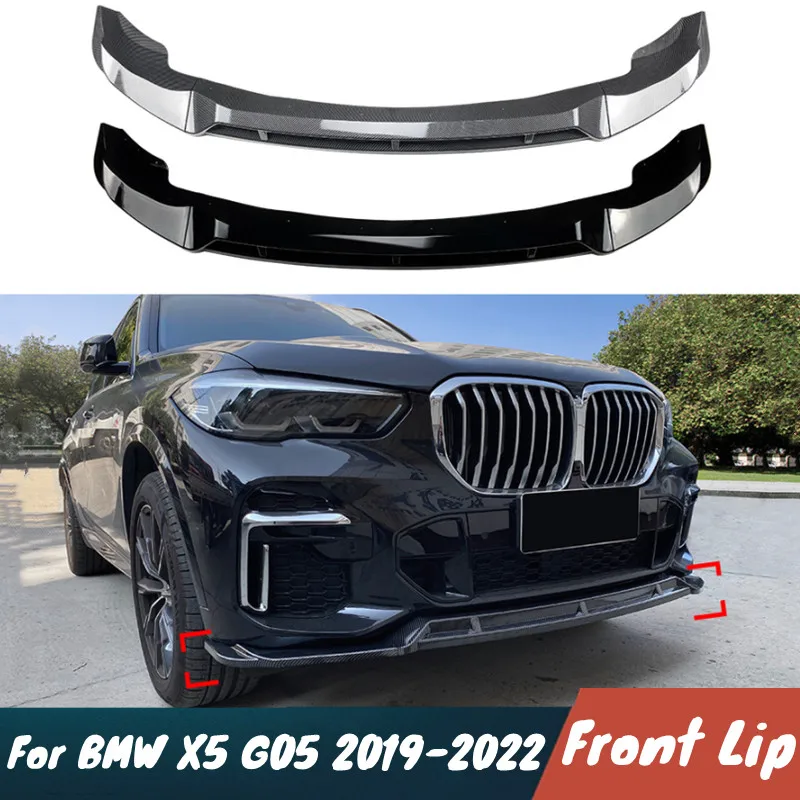 

Для BMW X5 G05 M Sport 2019-2022 3 шт./компл. автомобильный передний бампер, сплиттер для губ, подбородка, спойлер, комплект кузова, защитная защита, внешние аксессуары