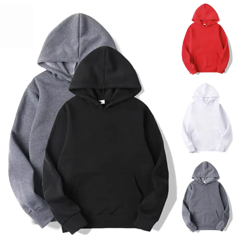 

Unisex Casual Hoodie Basic Pullovers Sweatshirts Loose Top Women Solid Color Hoodies Oversize Black Sweatshirt Tops